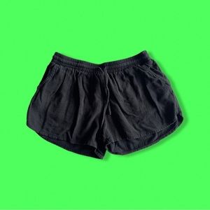 Universal thread black cotton lounge shorts